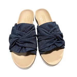 Women's Size 11 Dark Denim Dr. Scholl's Bewandered Sandals